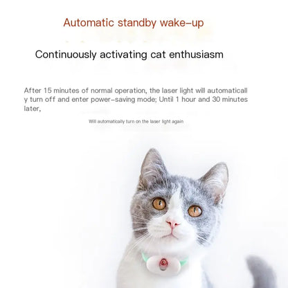 Automatic Cat Laser Collar - Smart Interactive Hands-Free Laser Toy to keep Cats Active